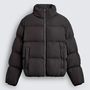 Rare New Puffer Jacket Dark Brown Zara Men’s XL Zara